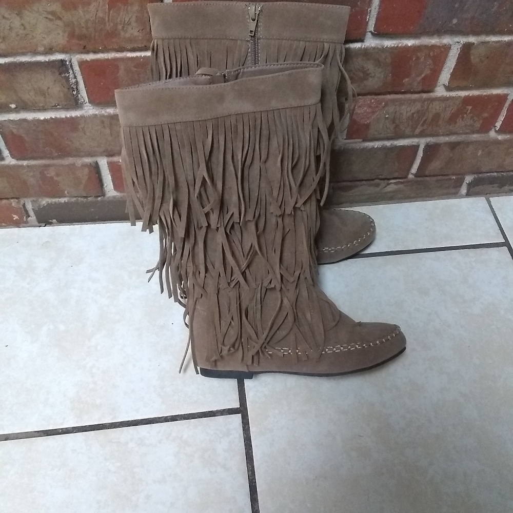 Three layer Tassel Boots